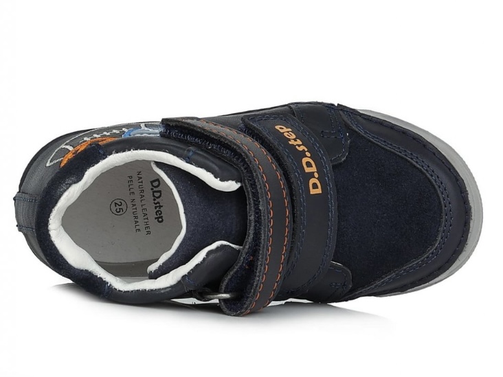 Chlapecká kožená obuv D.D.step A040-357 s míči