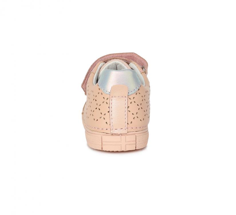 Růžová kožená obuv D.D.step S049-692