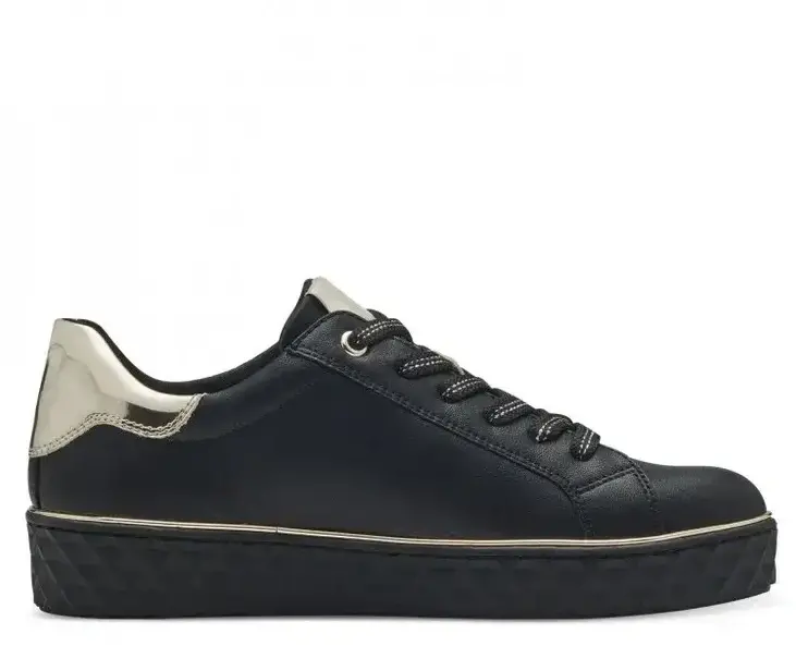 Černé stylové tenisky Marco Tozzi 83700