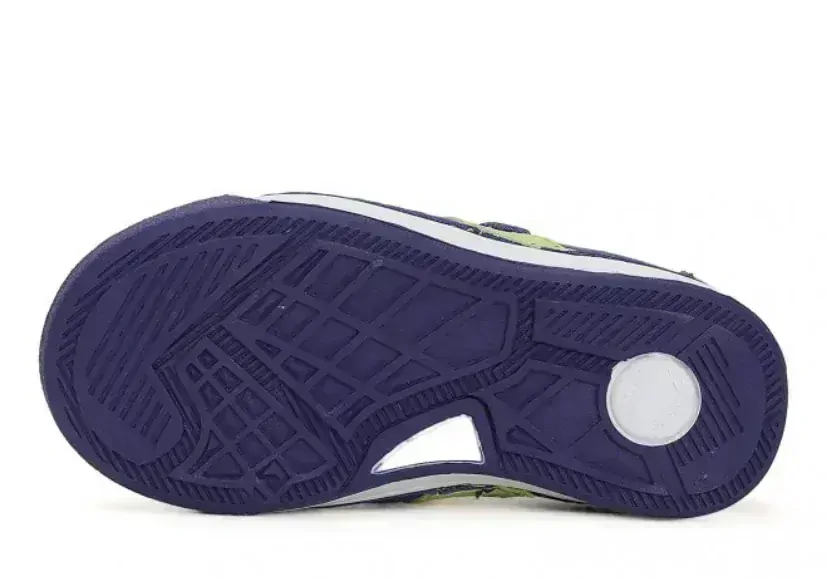 Modrá kožená obuv D.D.step S040-41688A