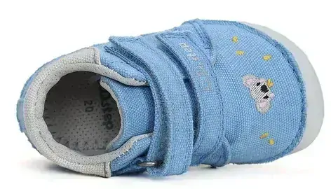 Modré barefoot plátěnky D.D.step C070-41709