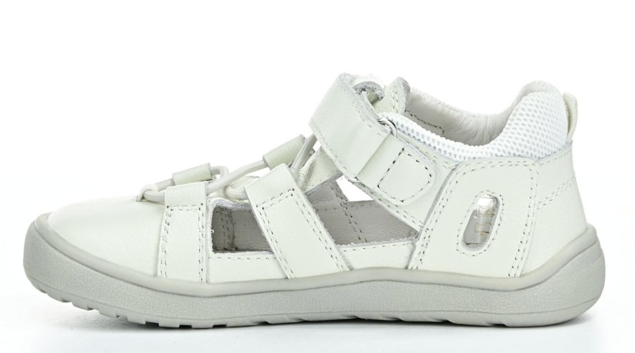 Bílé barefootové kožené sandálky PROTETIKA KENDY WHITE