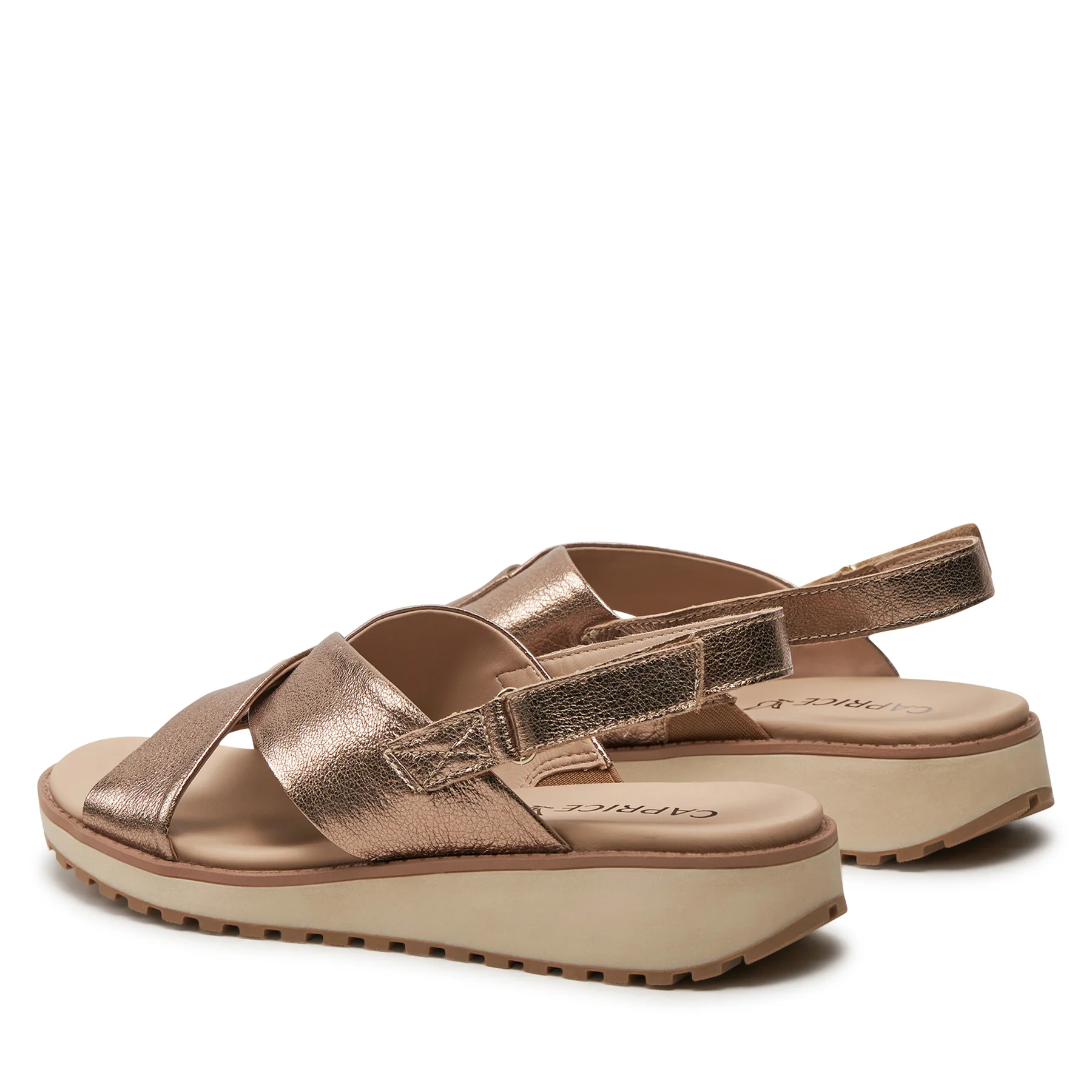 Pohodlné kožené sandály CAPRICE 28703