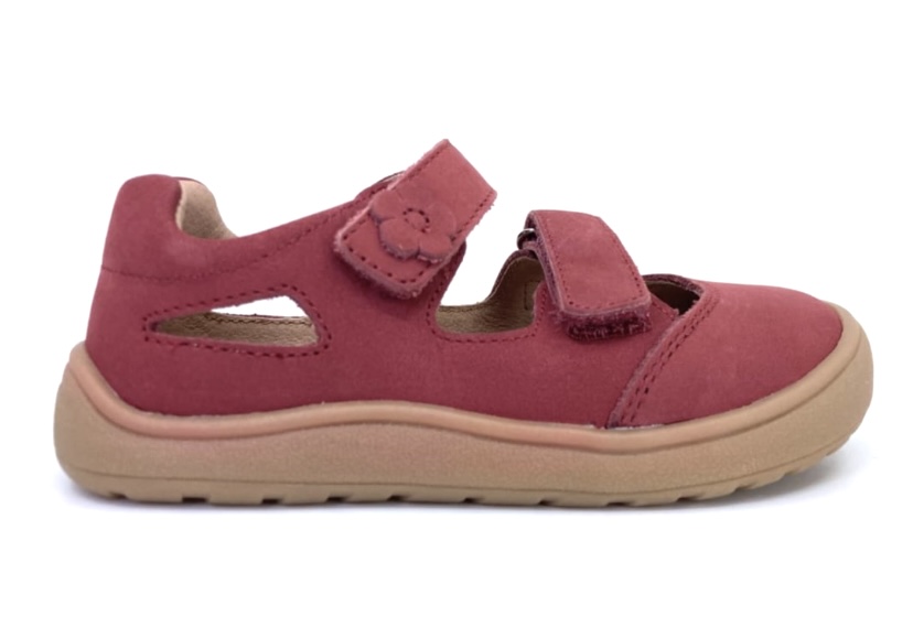 Kožené barefootové sandálky PROTETIKA Pady Terakota