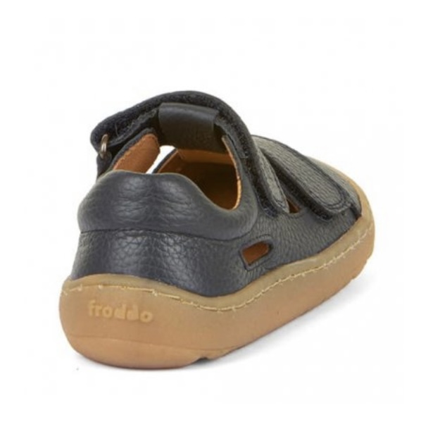 Modré kožené barefoot sandály Froddo G3150266