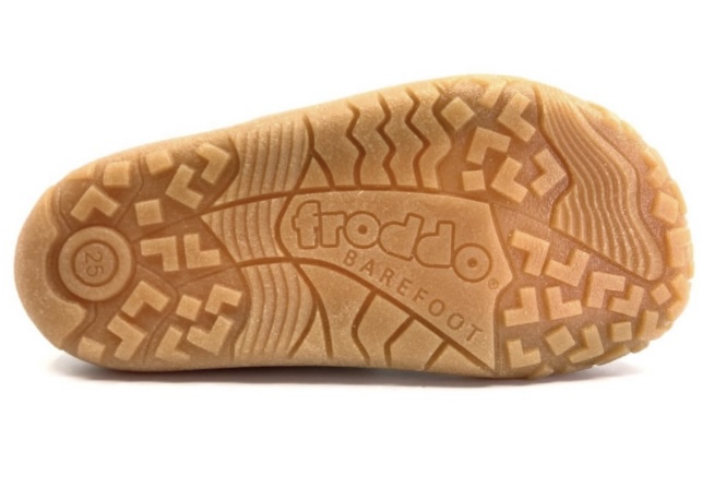 Růžové kožené barefoot sandály Froddo G3150266