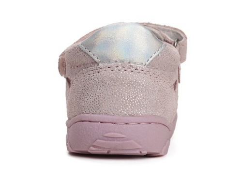 Růžové kožené barefoot sandálky D.D.step G077-41565B