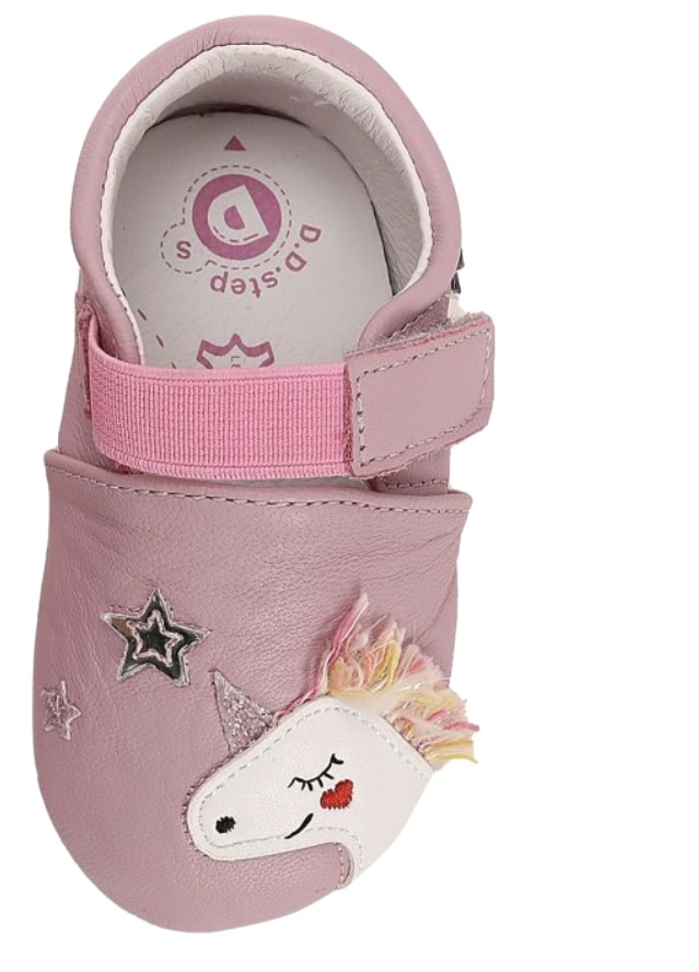 Růžovofialové kožené capáčky D.D.step K1596-41516