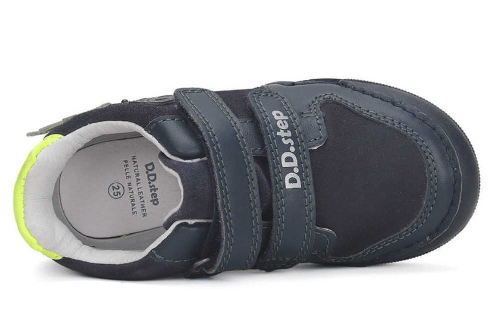 Chlapecké kožené blikací boty D.D.step S068-42389A