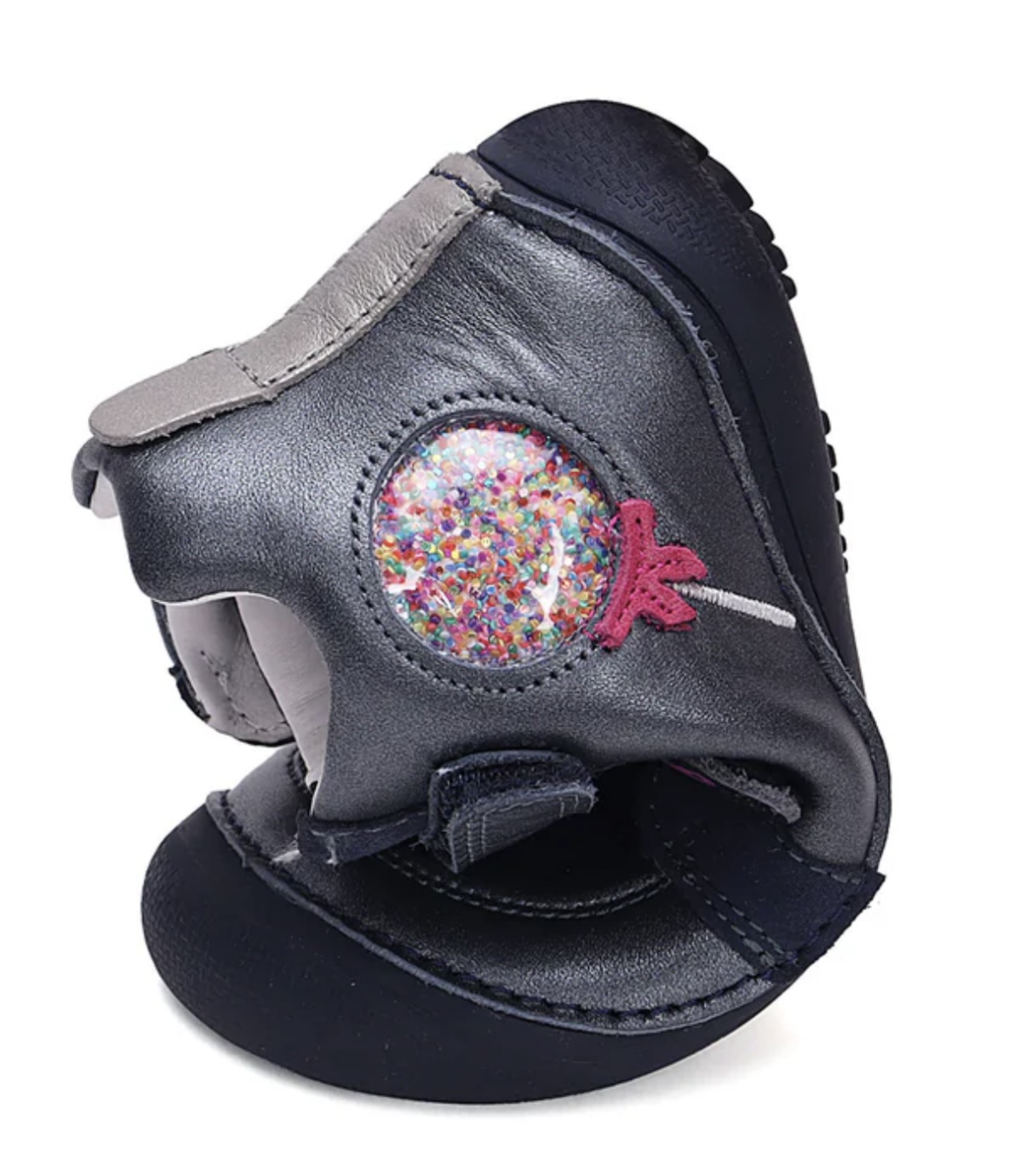 Dívčí kotníkové kožené boty D.D.step A063-42804 barefoot