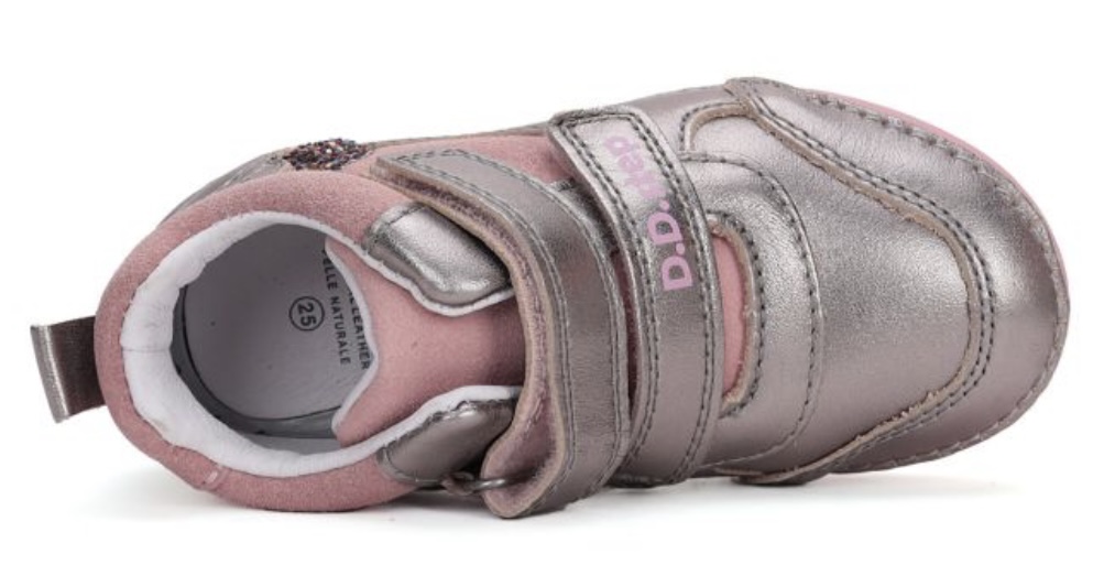 Dívčí kožené kotníkové boty D.D.step A050-42500B