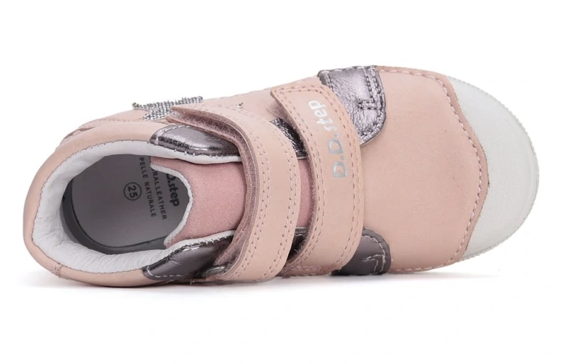 Dívčí kožené kotníkové boty D.D.step A049-42271E