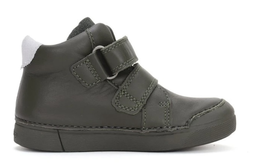 Zelená kožená kotníková obuv D.D.step A068-42418A