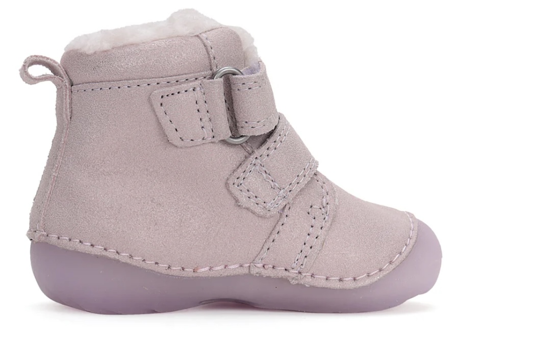 Dívčí zimní Kožená obuv D.D.step W015-42562B