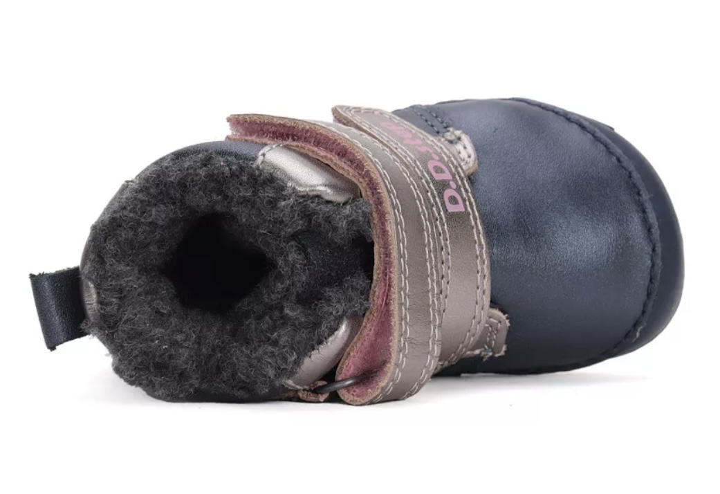 Dívčí zimní barefoot boty D.D.step W070-42522