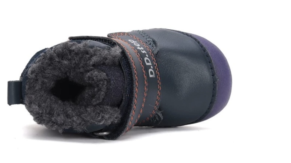 Chlapecká zimní kožená obuv D.D.step W015-42249B