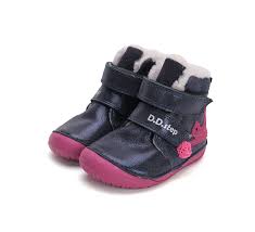 Dívčí zimní barefoot boty D.D.step W070-42110A