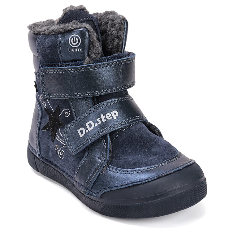 Dívčí zimní blikací boty W068-52745