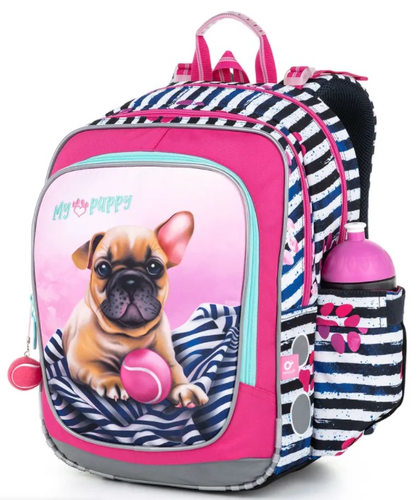 SET Školní batoh s penálem TOPGAL ENDY 22005 buldoček