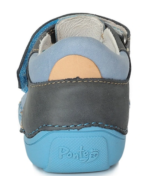 Chlapecká kožená barefoot obuv - sandálky Ponte 517 