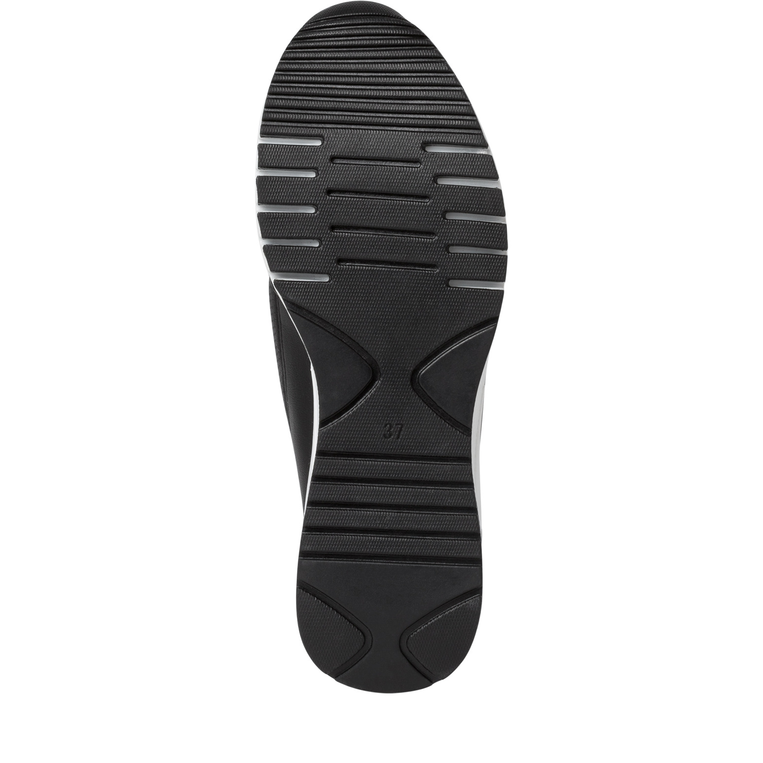 Krásné černé tenisky na vysokém klínku MARCO TOZZI 23743