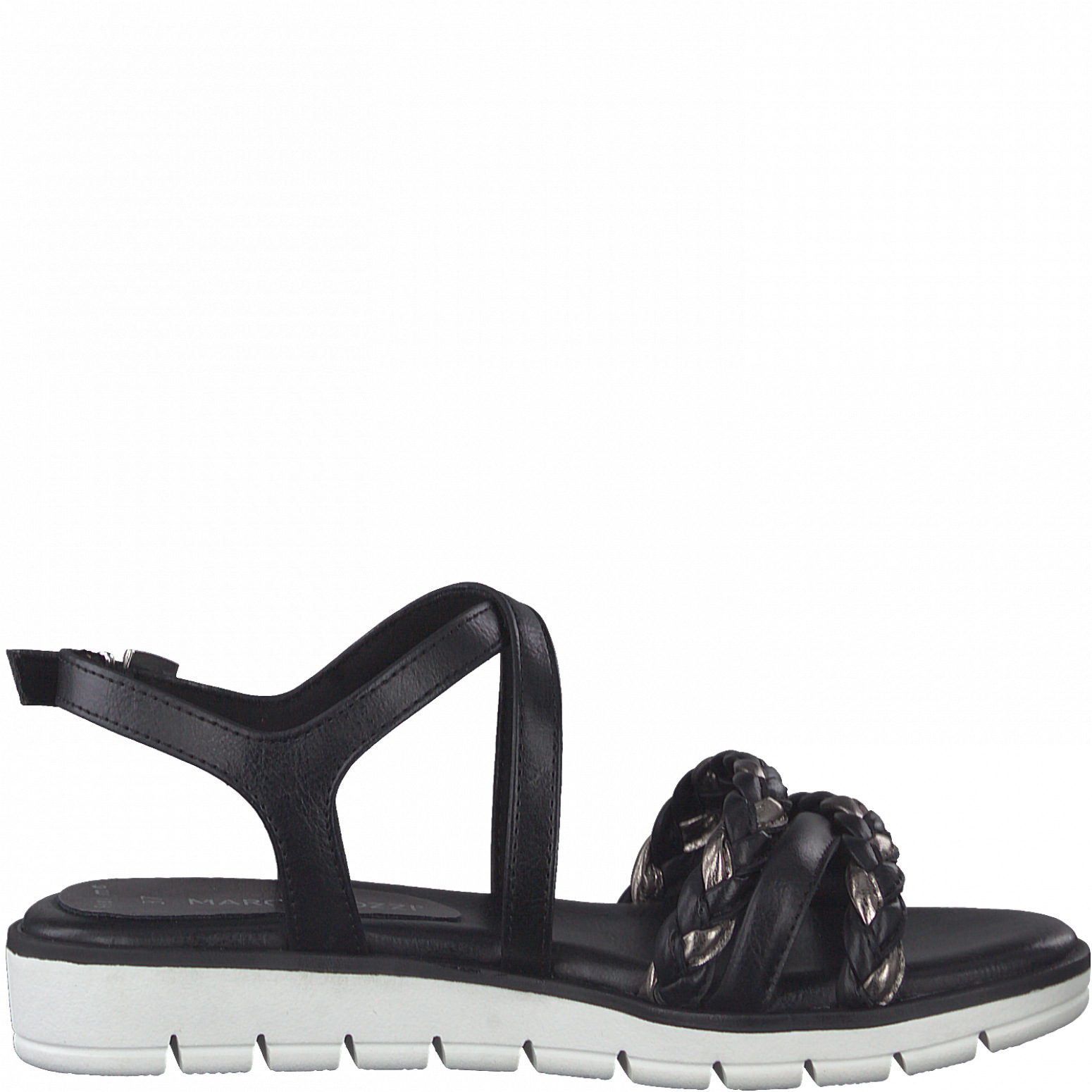 Černé měkké sandály MARCO TOZZI 28608