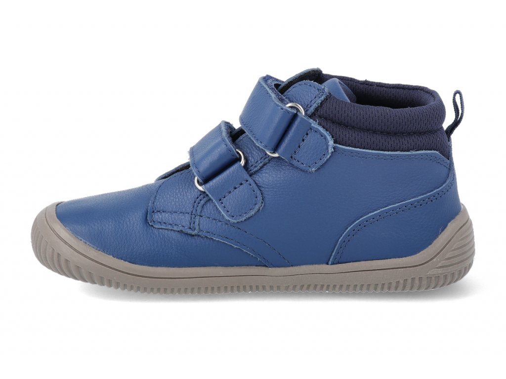 Modré kožené boty PROTETIKA Tendo navy "barefoot"