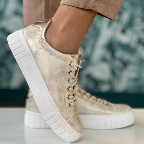 Zlaté tenisky - sneakersy Marco Tozzi 23717