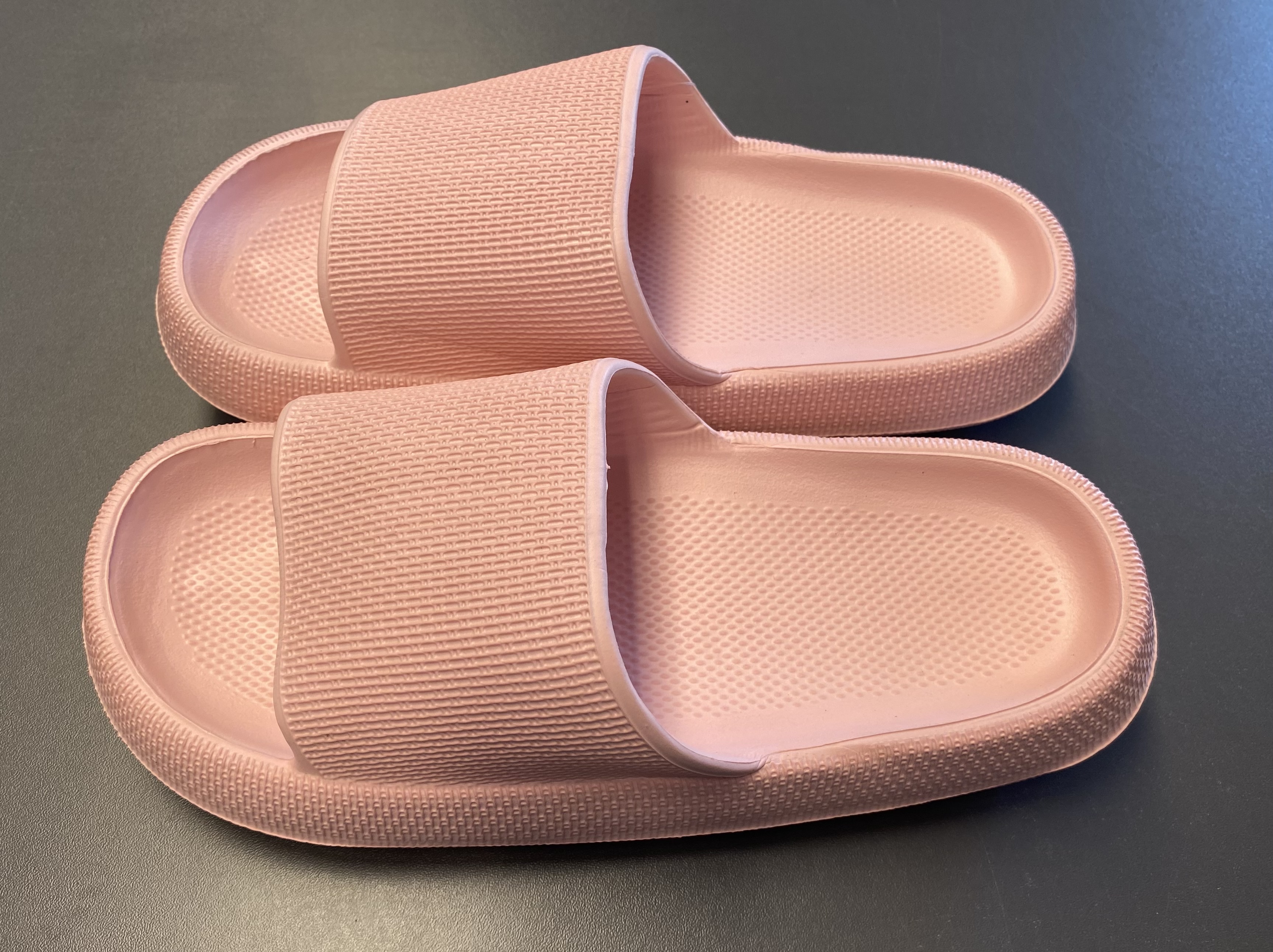Dámské pohodlné růžové nazouváky - pantofle