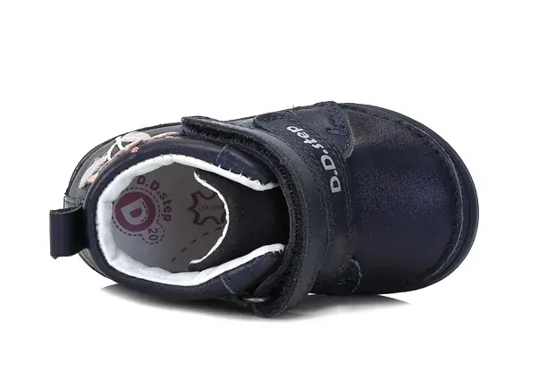 Dívčí kotníkové kožené boty D.D.step A071-310B