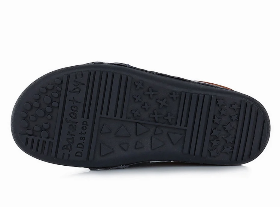 Chlapecká barefoot kožená obuv D.D.step S063-317