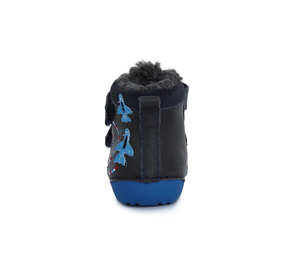 Zimní chlapecká kožená obuv D.D.step W015-376