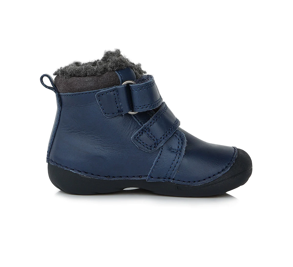 Zimní chlapecká kožená obuv D.D.step W015-376A