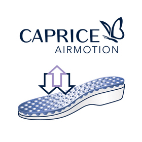 Kožená dámská kotníková obuv CAPRICE 25305 širší střih H