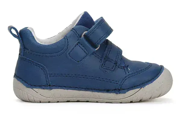 Modré kožené boty D.D.step S070-41351A barefoot