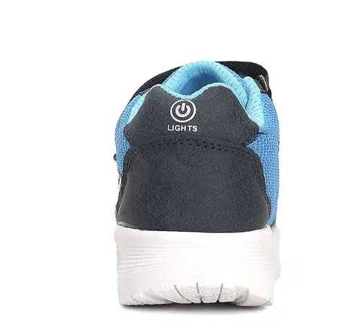 Modré lehké blikací tenisky D.D.step F083-41304B