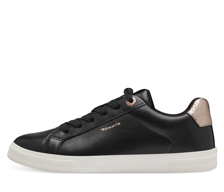  Černé lehké tenisky - sneakery Tamaris 23622