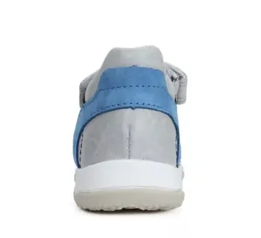 Šedé kožené sandálky D.D.step G064-41451B