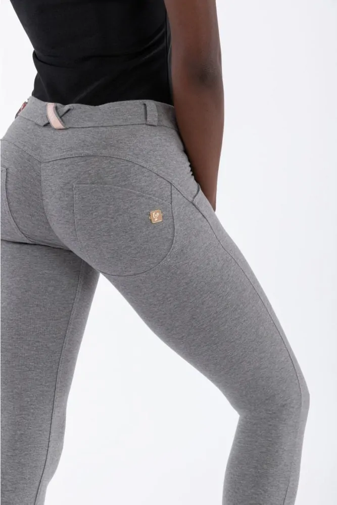 Freddy WR.UP šedé kalhoty skinny, normální pas