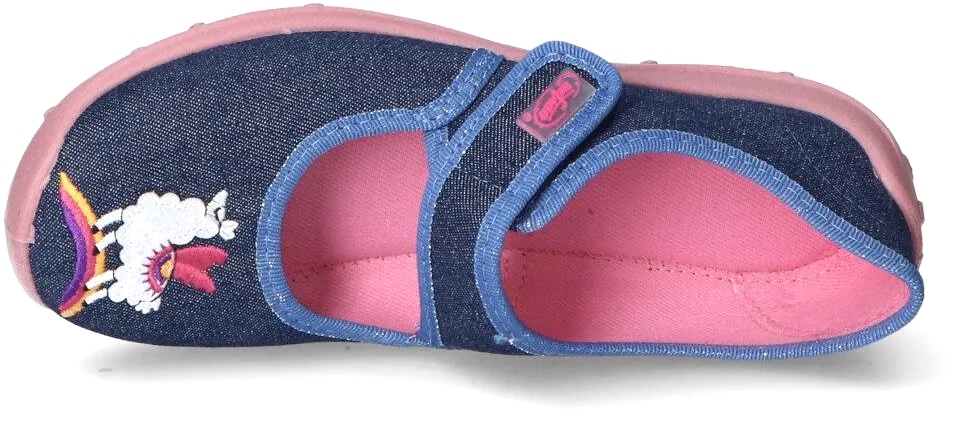 Modré baleríny - přezůvky BEFADO 661Y008