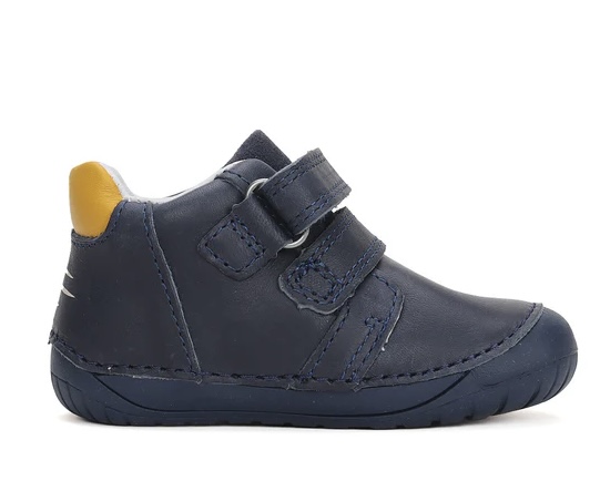 Chlapecká barefoot kožená obuv D.D.step S070-42393 s autem