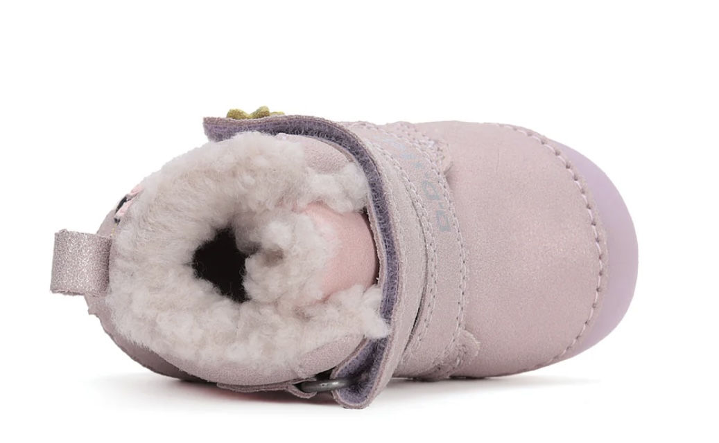 Dívčí zimní Kožená obuv D.D.step W015-42562B