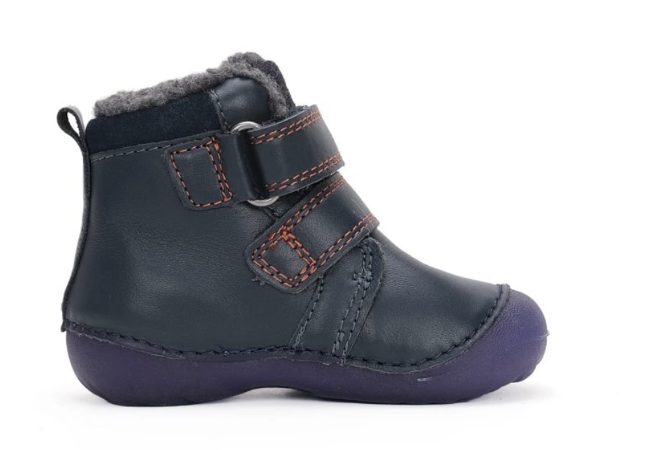 Chlapecká zimní kožená obuv D.D.step W015-42249B