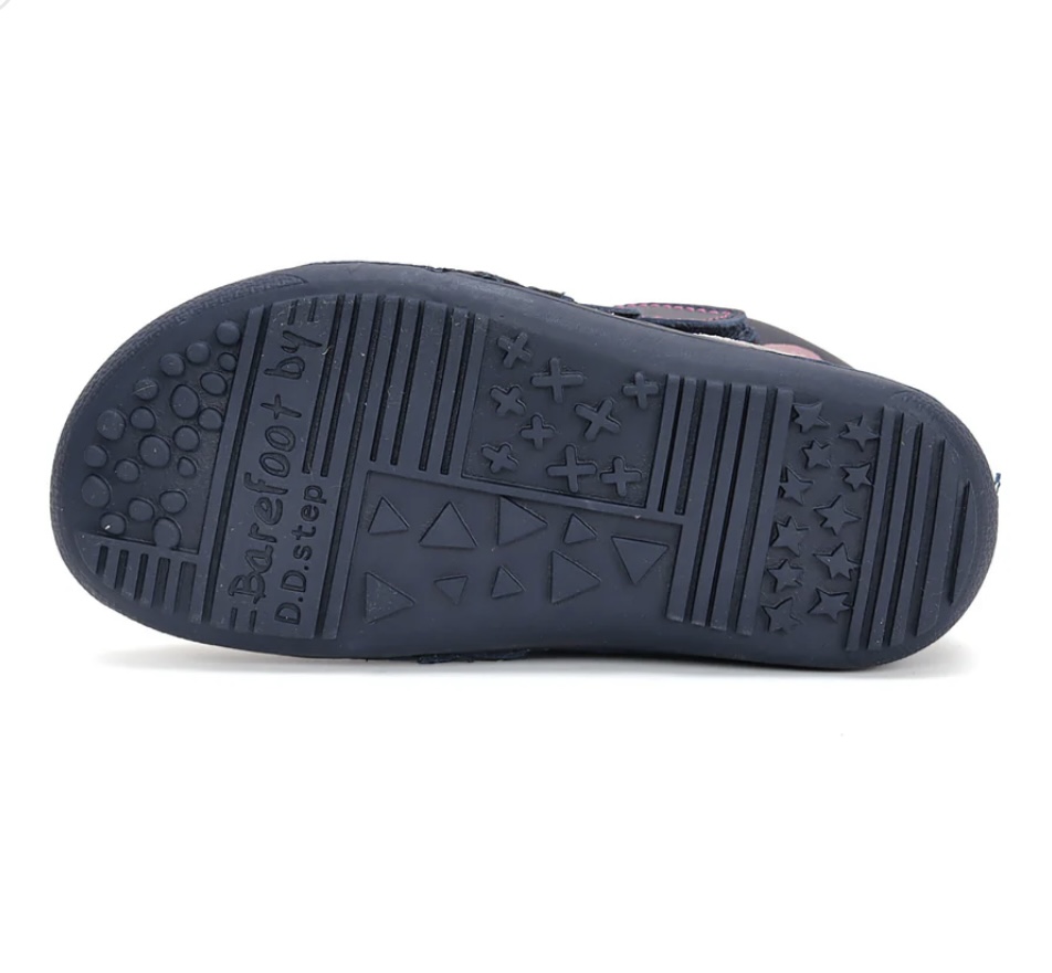 Dívčí zimní barefoot obuv D.D.step W063-42152