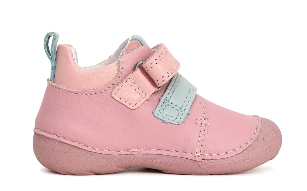 Růžové kožené boty D.D.step S015-41509E