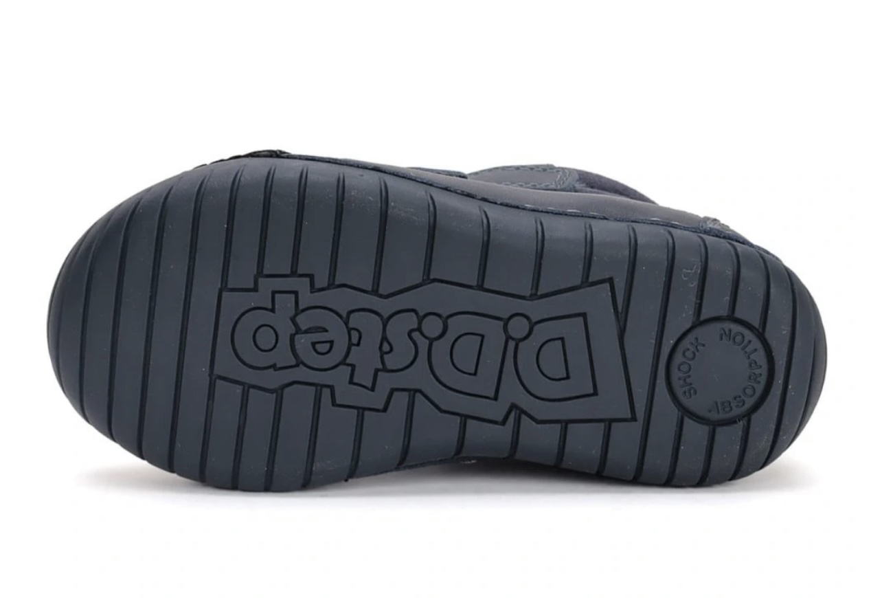 Zimní kožené blikací boty D.D.step W050-42707