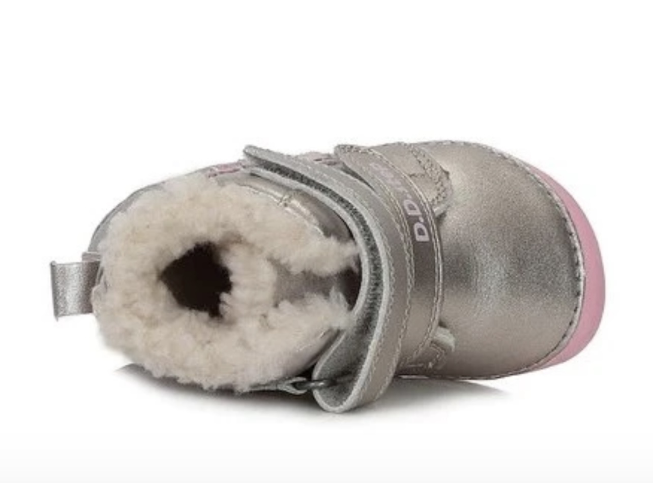 Dívčí zimní barefoot boty D.D.step W070-337C