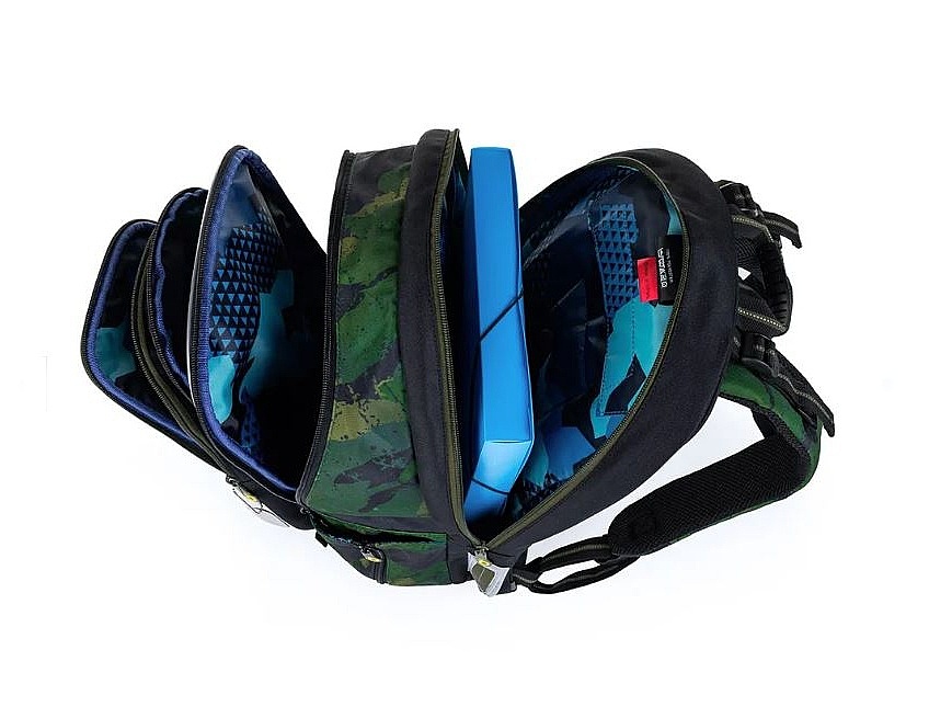 SET Školní batoh s penálem TOPGAL LYNN 21018 vojenský