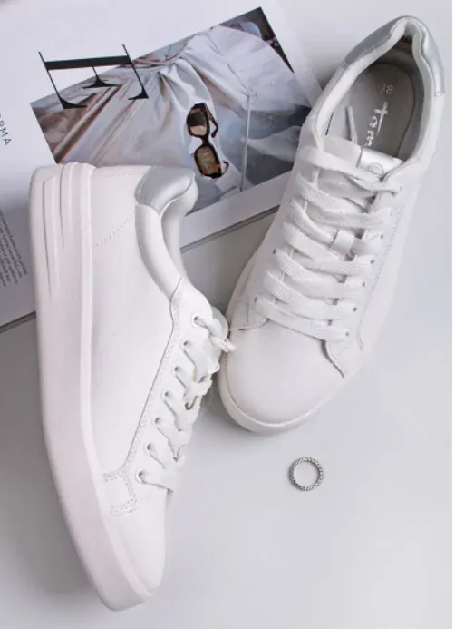 Bílé lehké tenisky - sneakersy Tamaris 23750