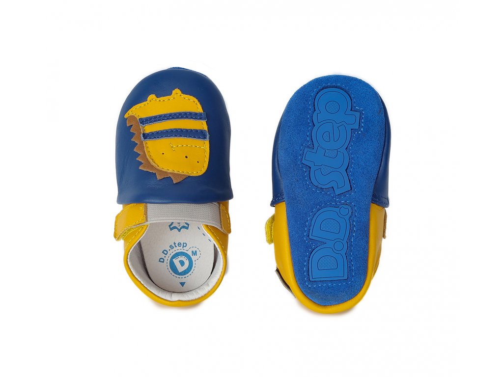 Modré kožené capáčky D.D.step K1596-735